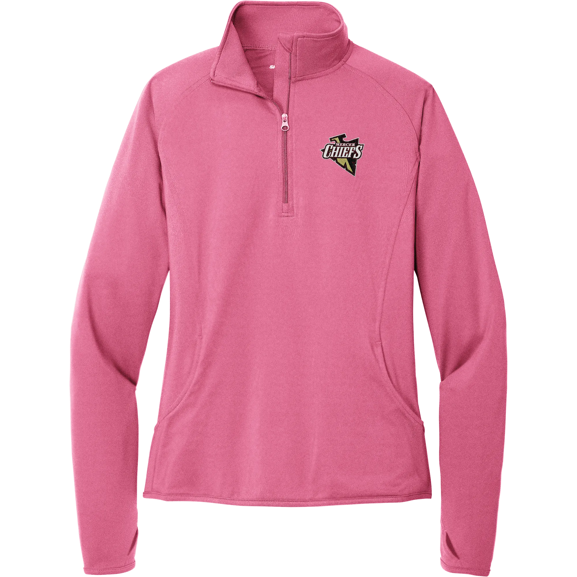 Mercer Chiefs Ladies Sport-Wick Stretch 1/4-Zip Pullover