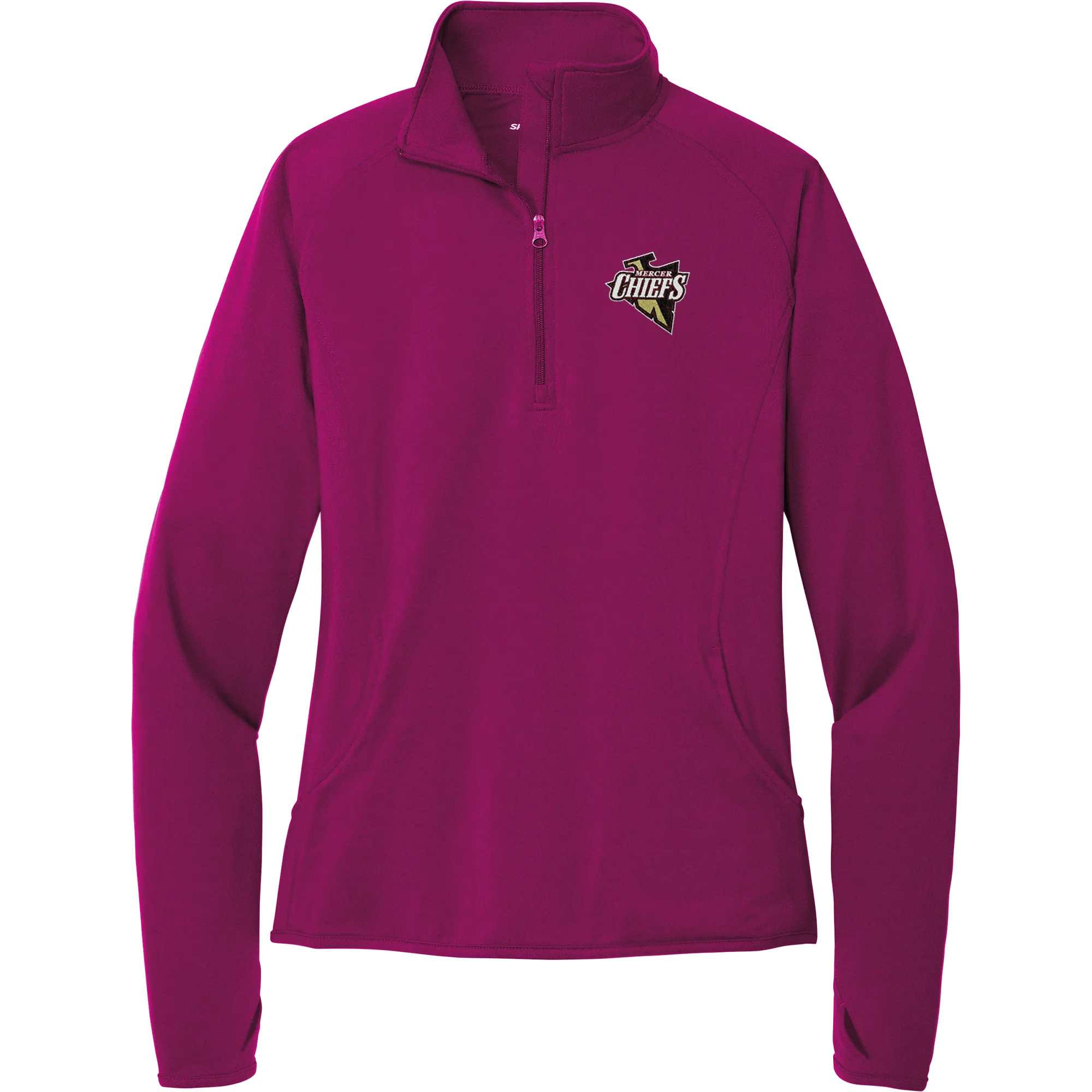 Mercer Chiefs Ladies Sport-Wick Stretch 1/4-Zip Pullover