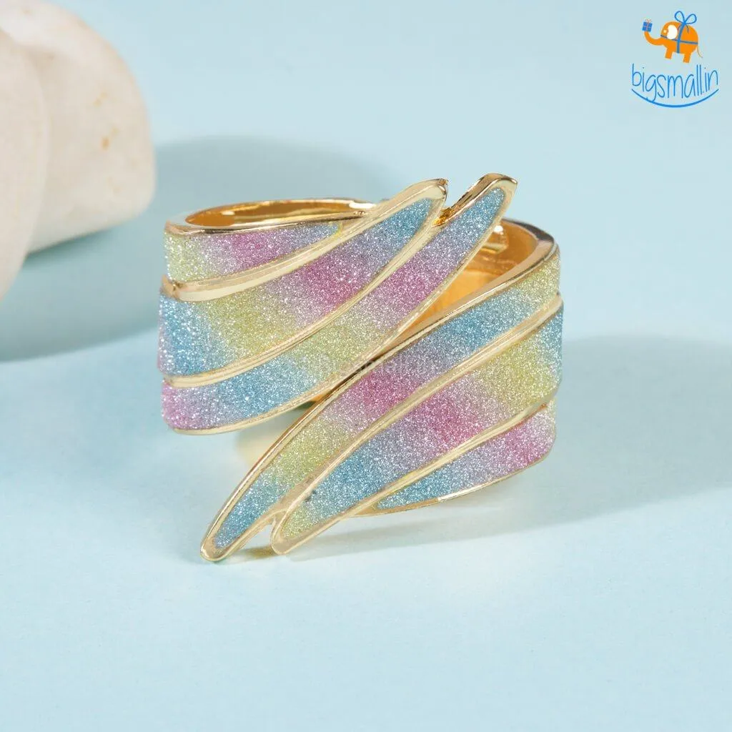 Mermaid Shimmer Cuff Bracelet