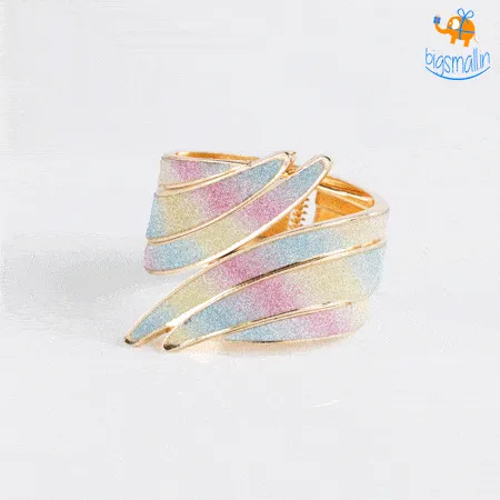 Mermaid Shimmer Cuff Bracelet