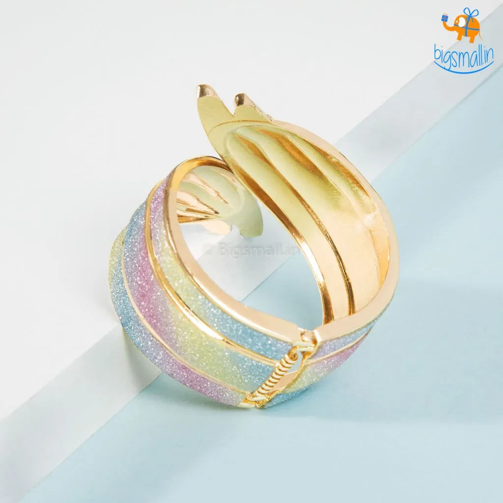 Mermaid Shimmer Cuff Bracelet