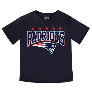 New England Patriots Boys Short Sleeve Tee Shirt