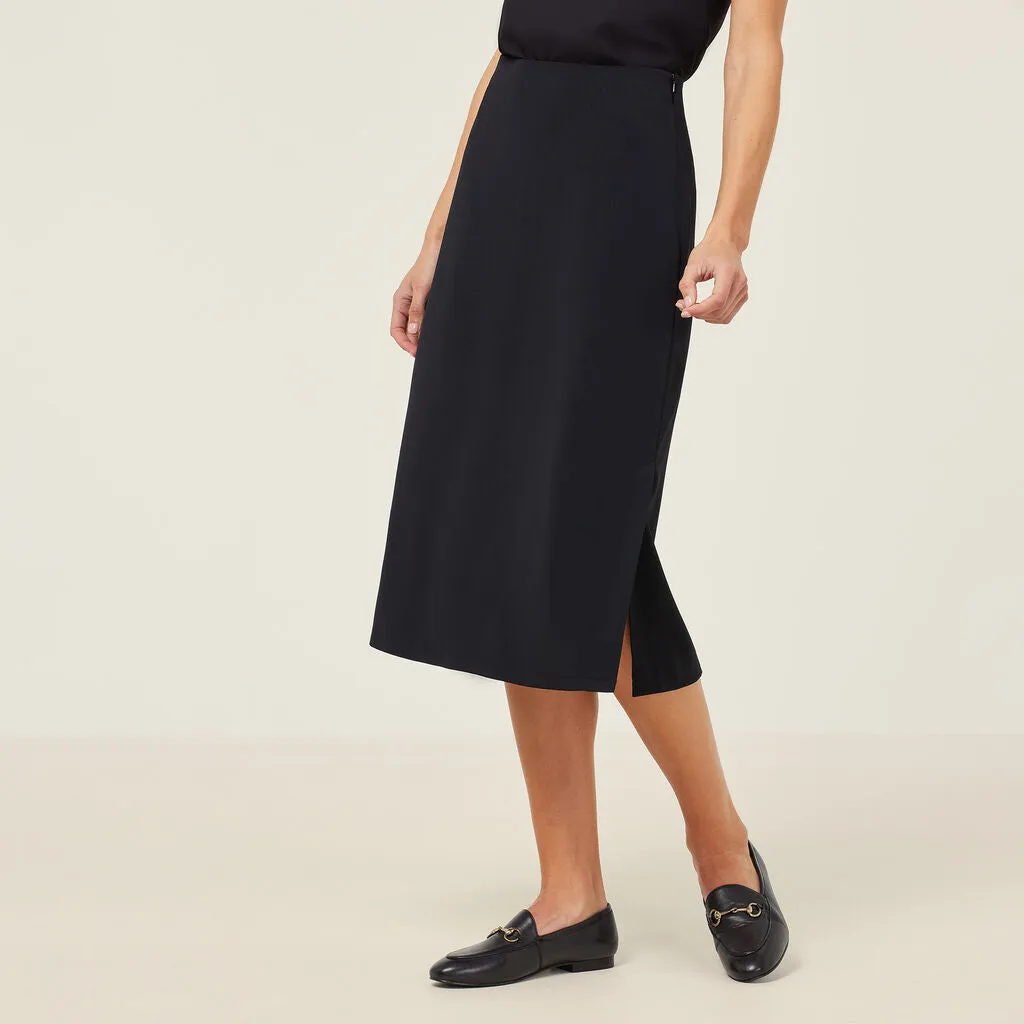 NNT Uniforms Crepe Stretch Midi Length A-line Skirt (CAT2RV)