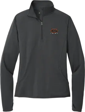 Orange County West Ladies Sport-Wick Stretch 1/4-Zip Pullover