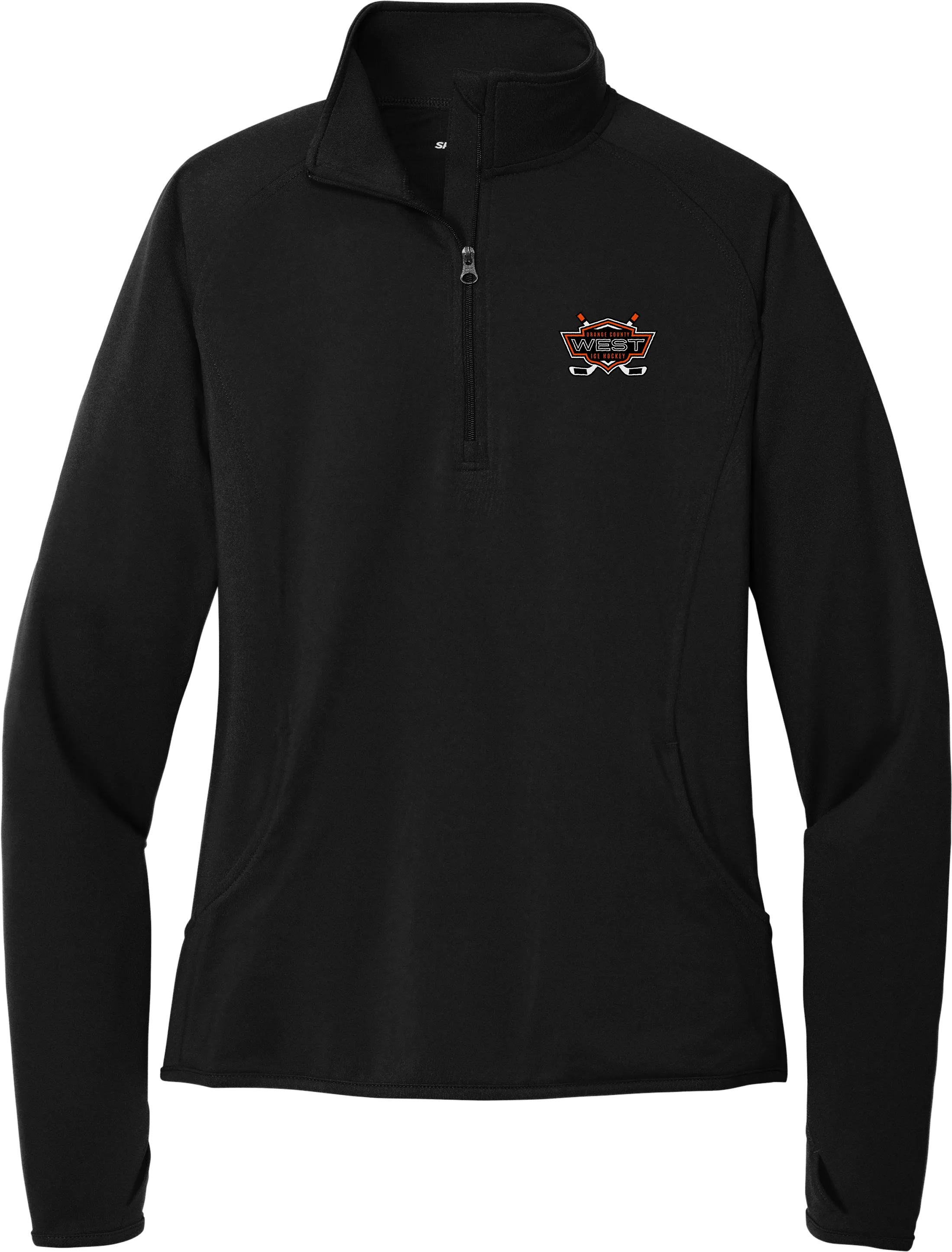 Orange County West Ladies Sport-Wick Stretch 1/4-Zip Pullover