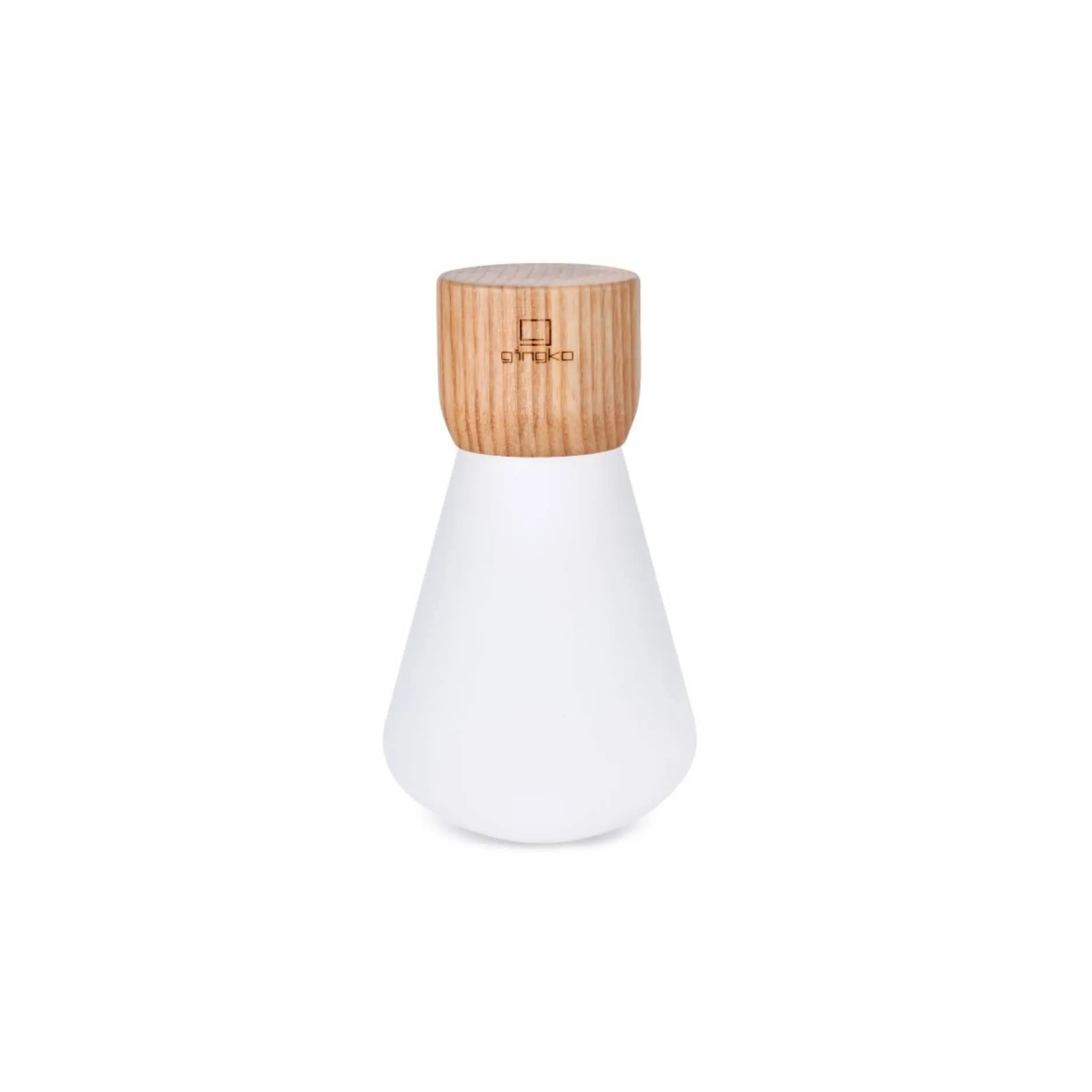 Pentagon Portable Desk Bulb: Walnut / Mini