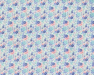 Plum Garden-Flower Confetti Blue