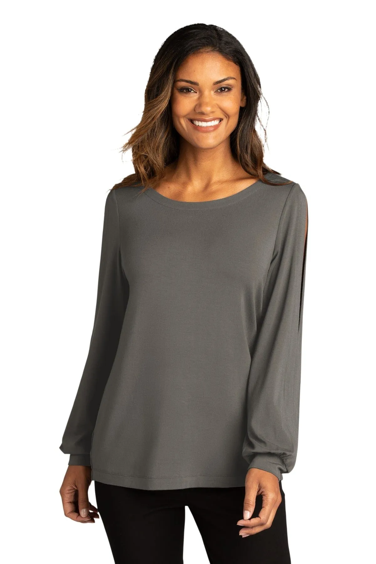 Port Authority  ®  Ladies Luxe Knit Jewel Neck Top. LK5600