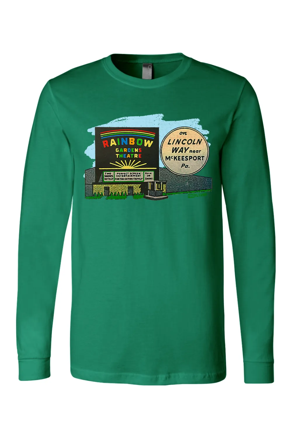 Rainbow Gardens - McKeesport, PA - Long Sleeve Tee