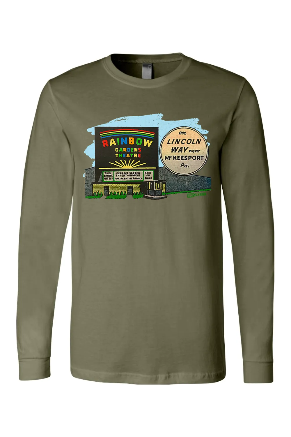 Rainbow Gardens - McKeesport, PA - Long Sleeve Tee