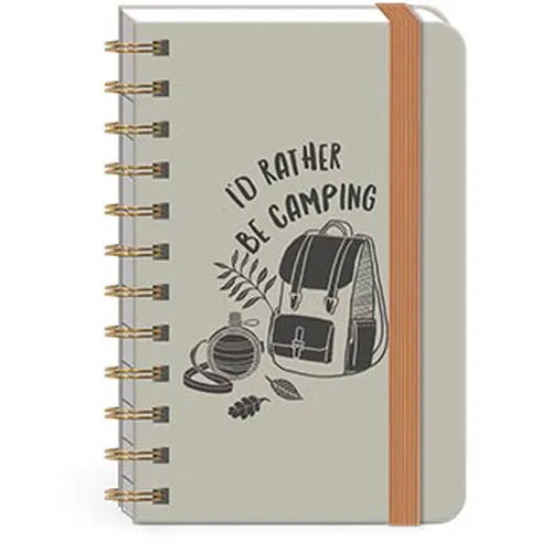 Rather be Camping Spiral Pocket Notebook 3"x4"