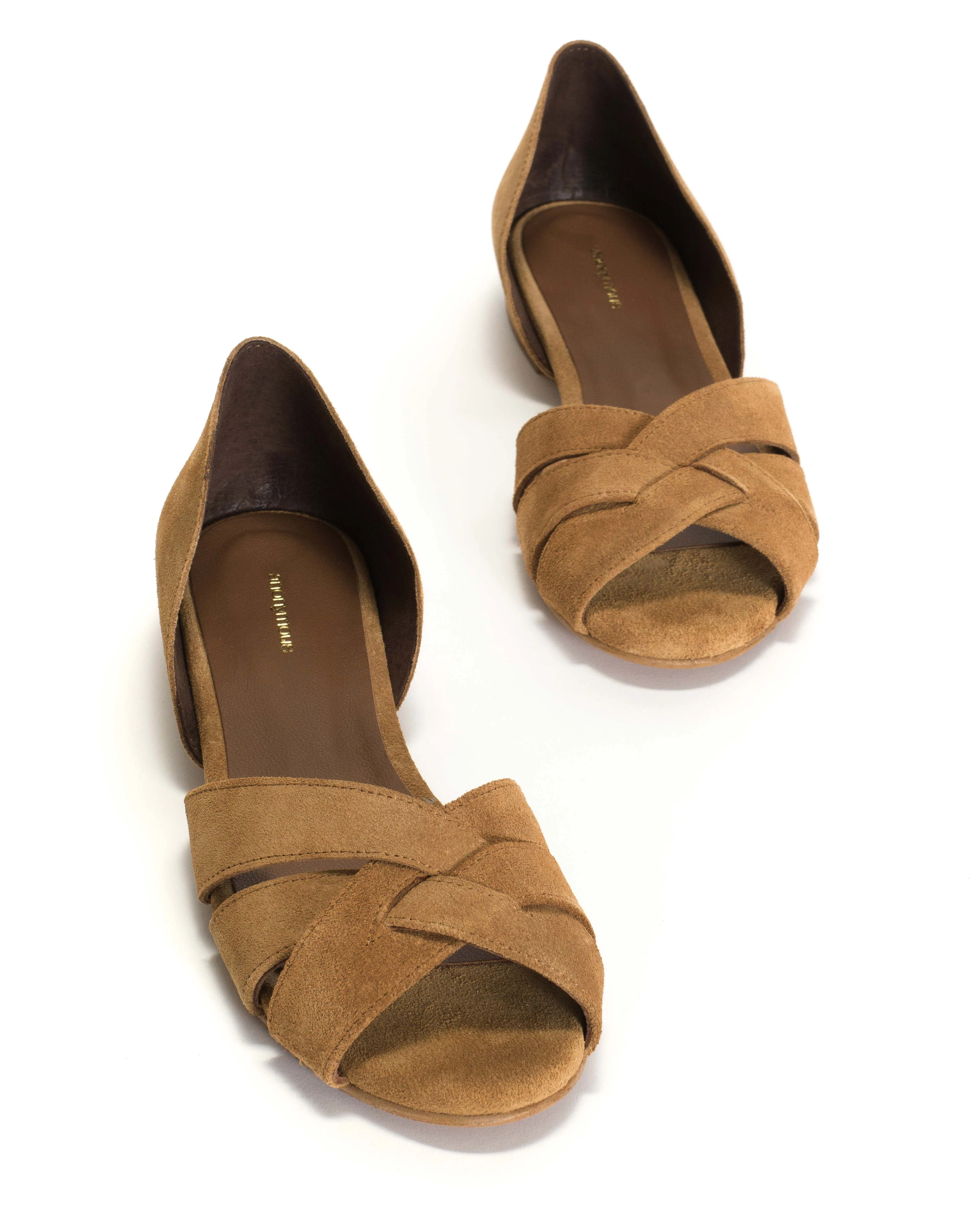 Sanni 20 Calf suede Bamboo brown