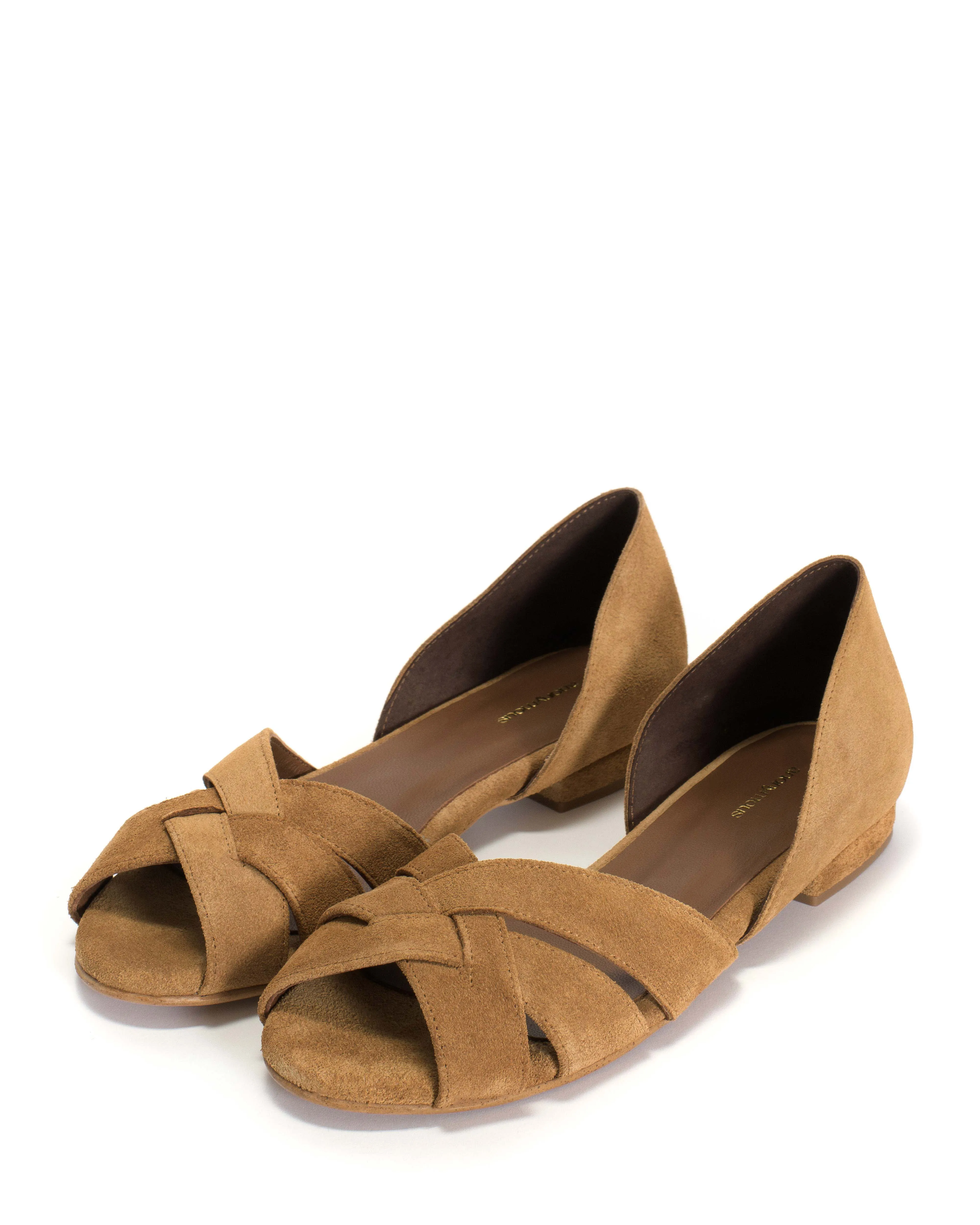 Sanni 20 Calf suede Bamboo brown