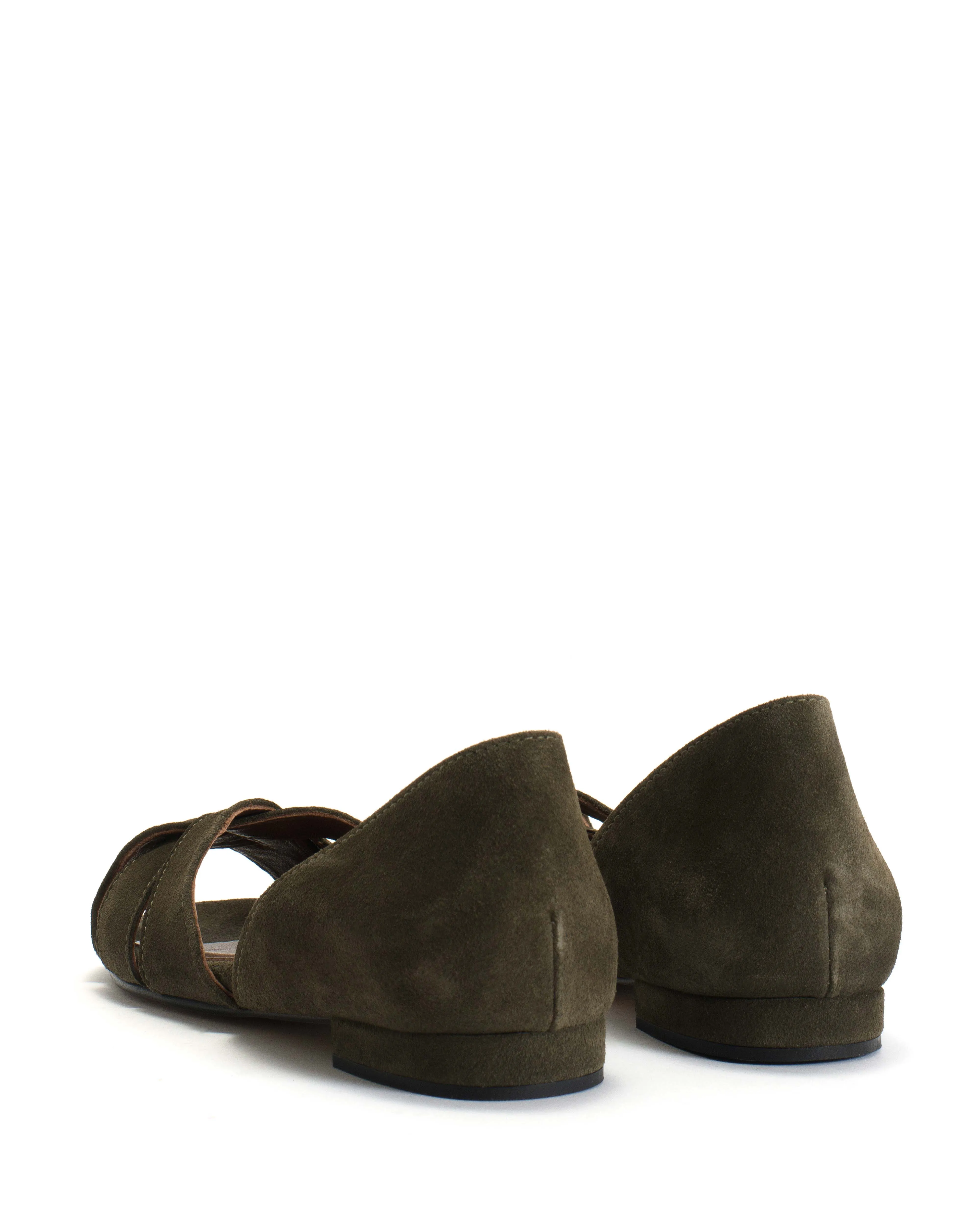 Sanni 20 Calf suede Moss green