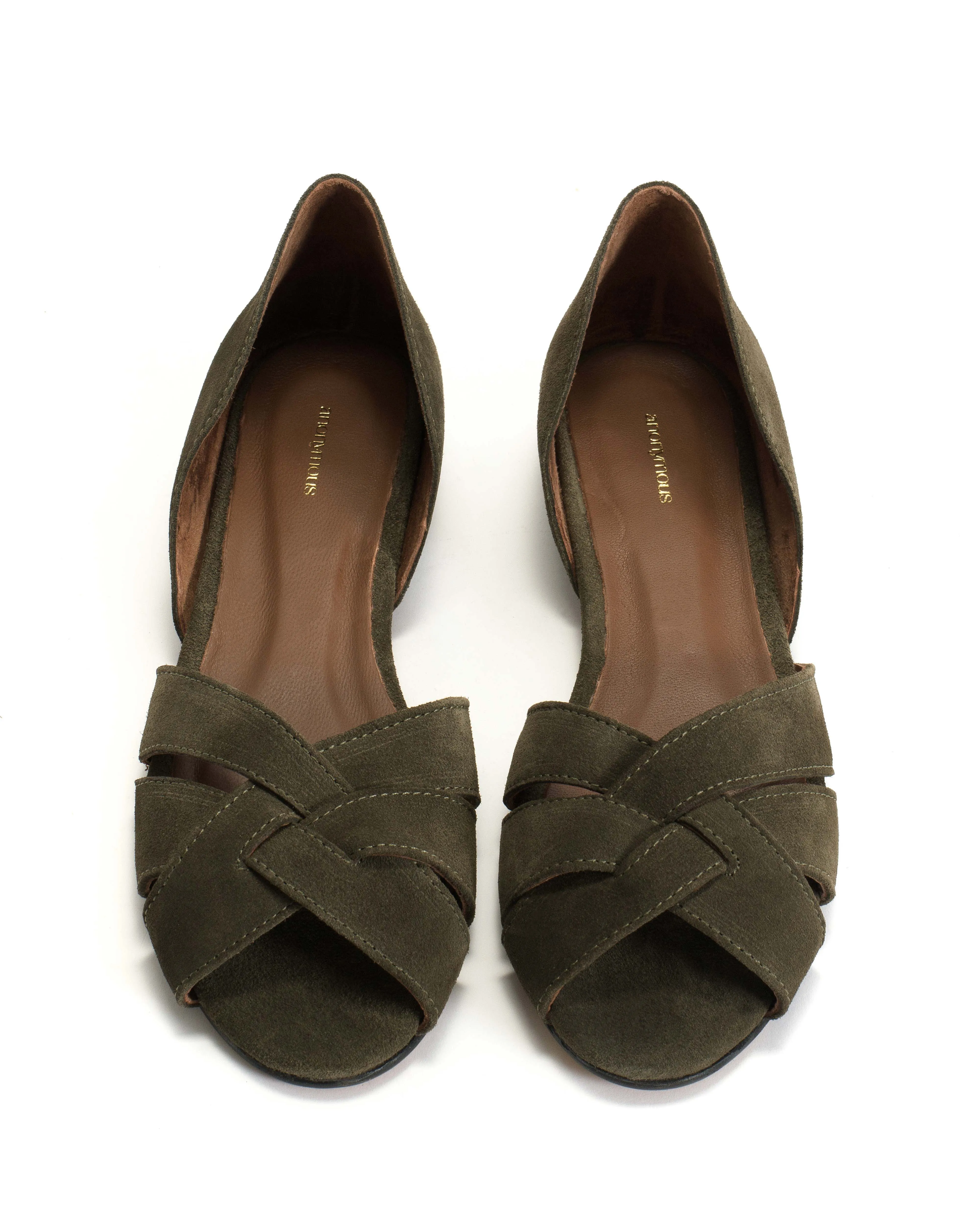 Sanni 20 Calf suede Moss green