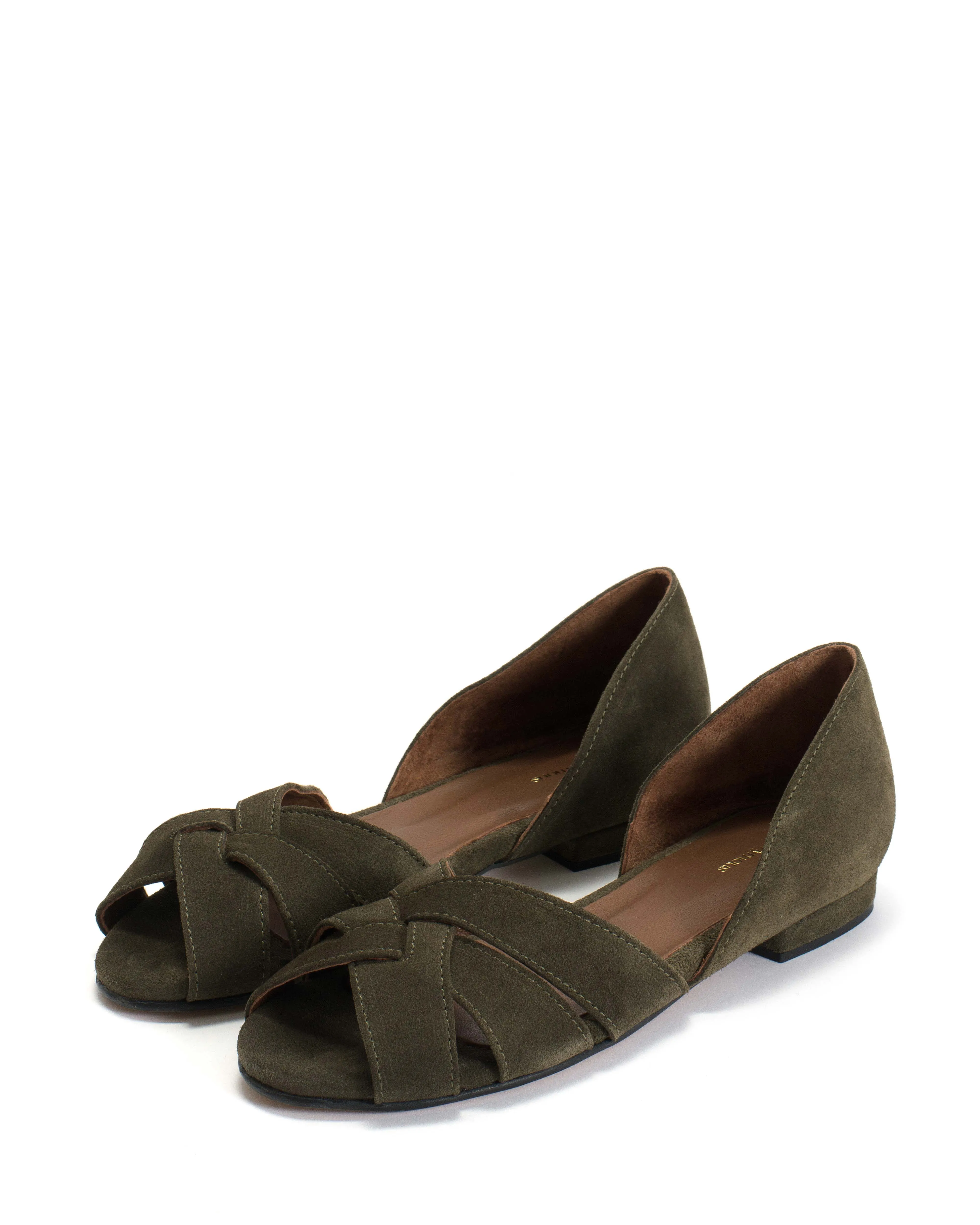 Sanni 20 Calf suede Moss green