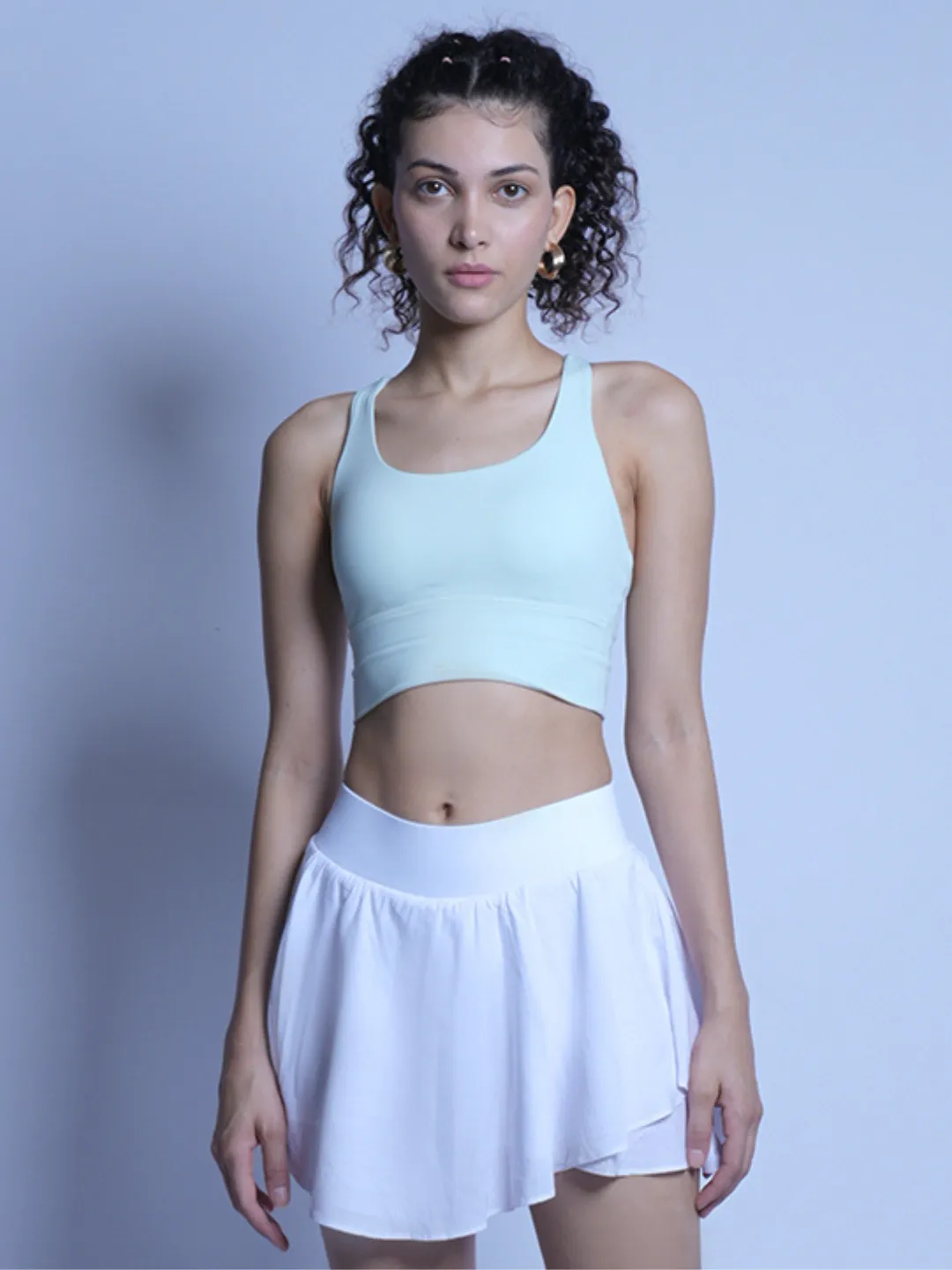 Scoop Neck Sports Bra - Mint