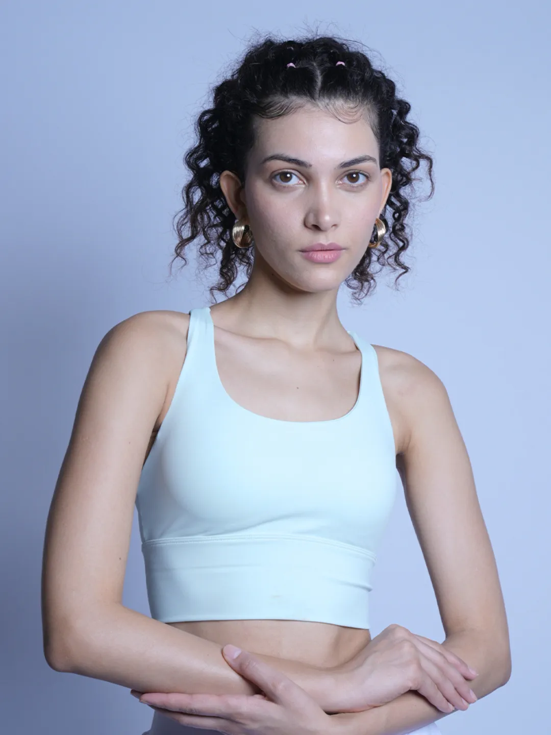 Scoop Neck Sports Bra - Mint