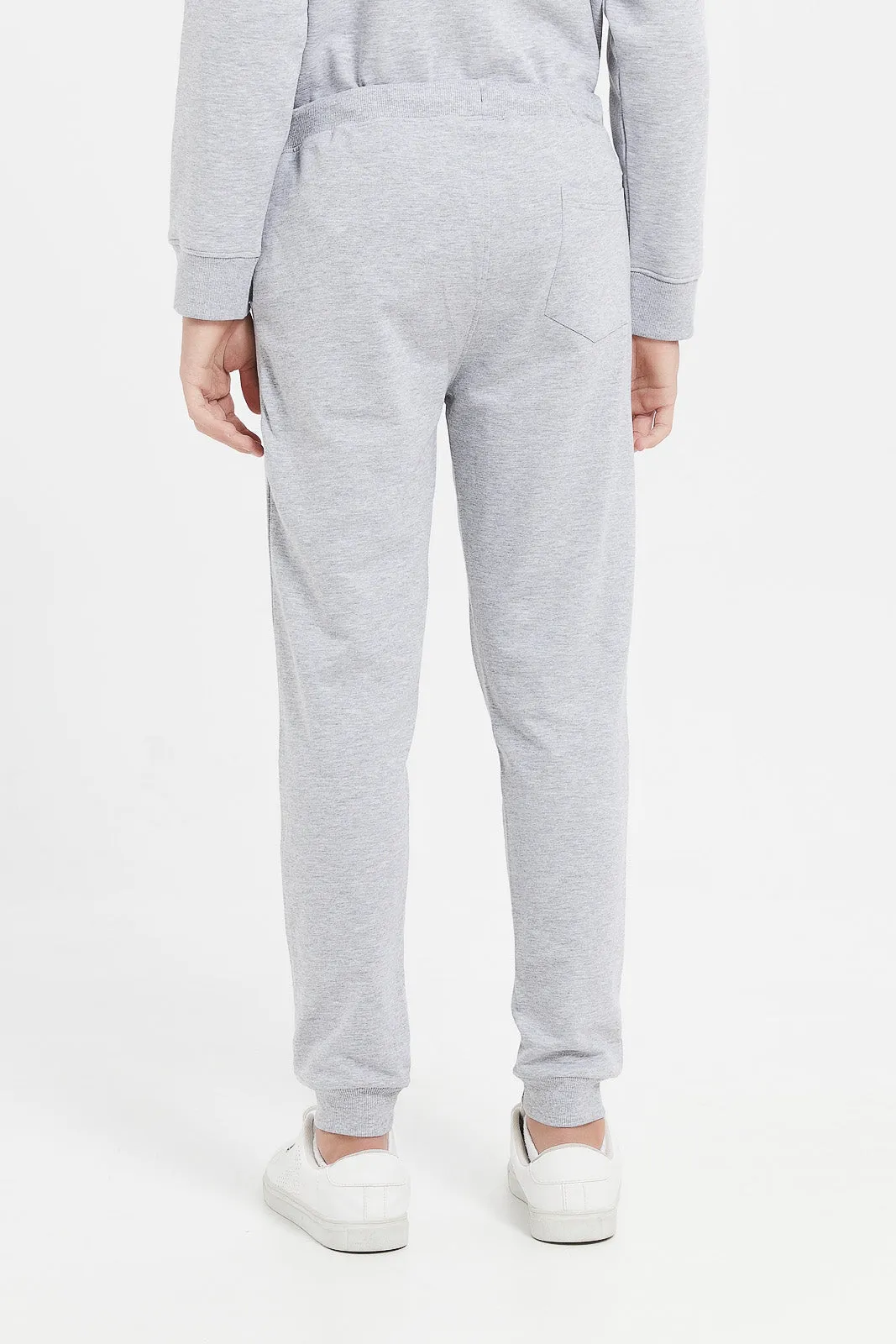 Senior Boys Grey Batman Active Pants