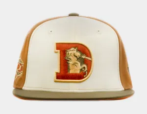 Shoe Palace Exclusive Autumn Wheat Denver Broncos 59Fifty Mens Fitted Hat (Beige/Green)