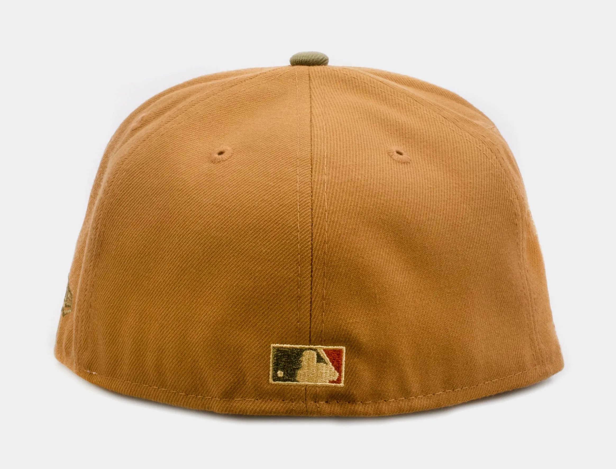 Shoe Palace Exclusive Autumn Wheat Los Angeles Dodgers 59Fifty Mens Fitted Hat (Beige/Green)