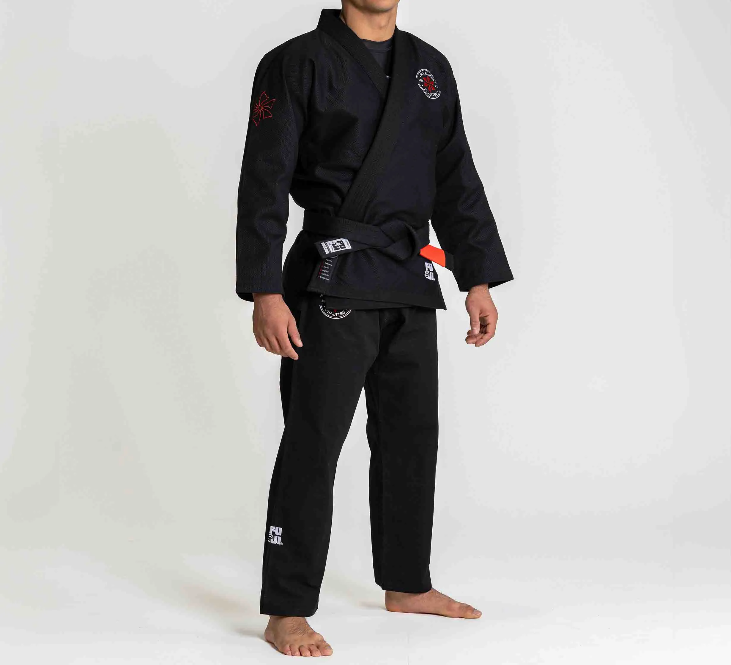 Six Blades Official Sekai BJJ Gi Black