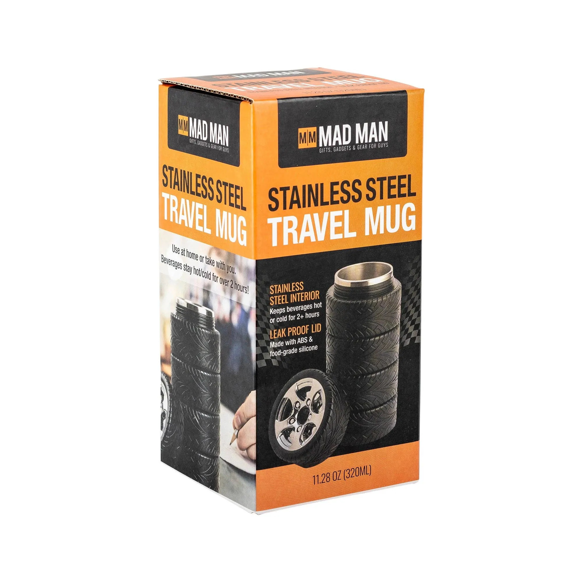 Stainless Steel Tire Travel Mug