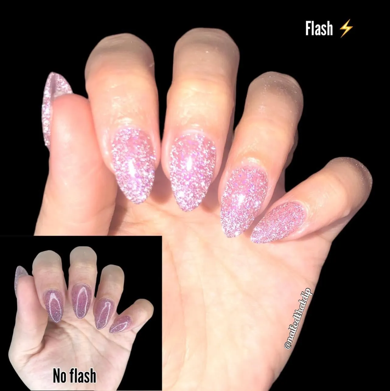 Stardust Pink-Reflective diamond glitter gel