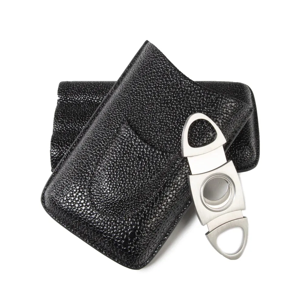 Stingray Cigar Case (Black)