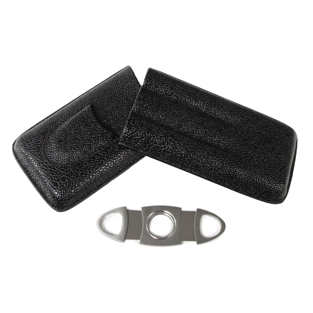 Stingray Cigar Case (Black)