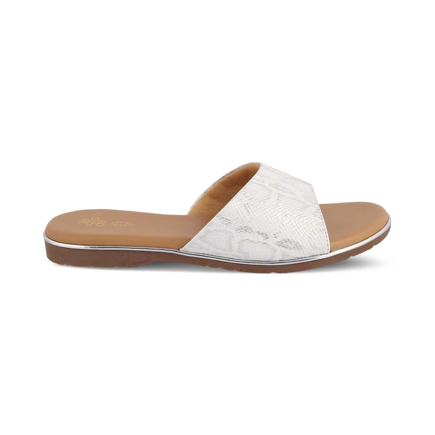 The Safad White Women's Dress Flats Tresmode