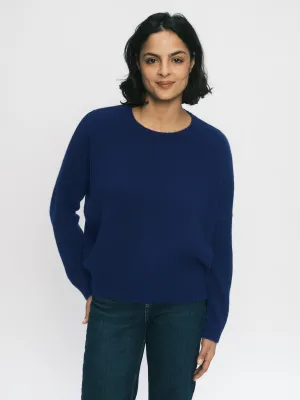 THE TRAPEZE SWEATER | BRITISH BLUE