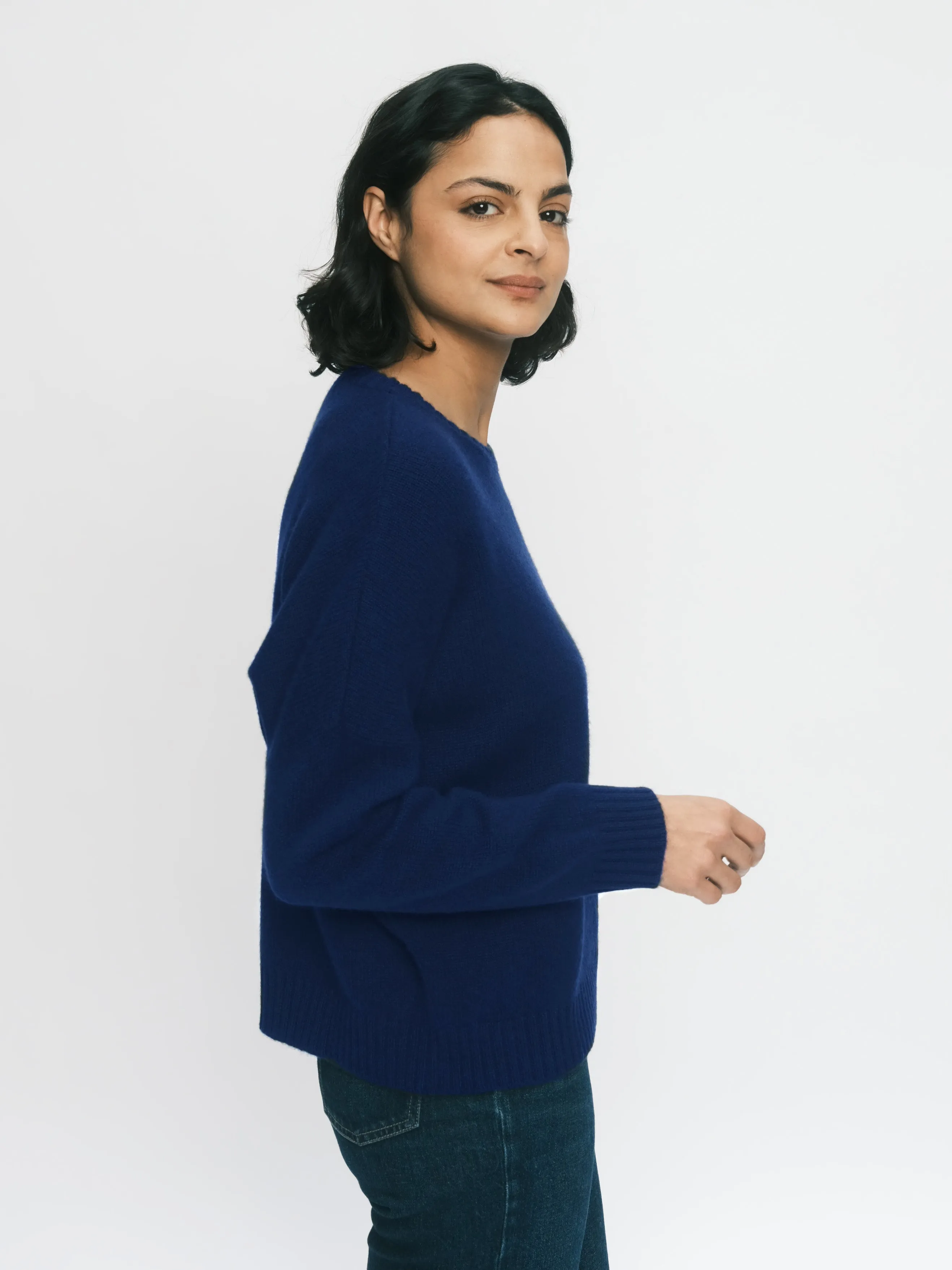 THE TRAPEZE SWEATER | BRITISH BLUE