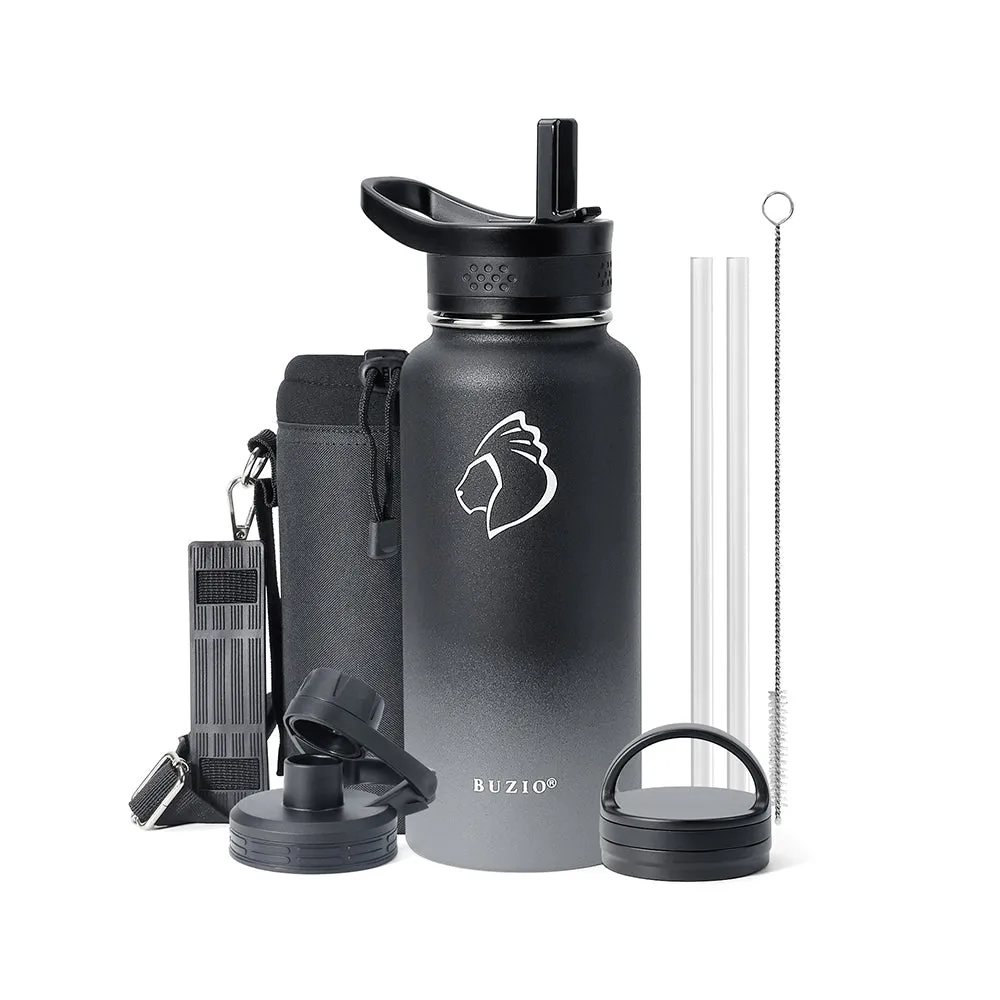 Trio Series Insulated Water Bottle with 3 Lids | 32oz