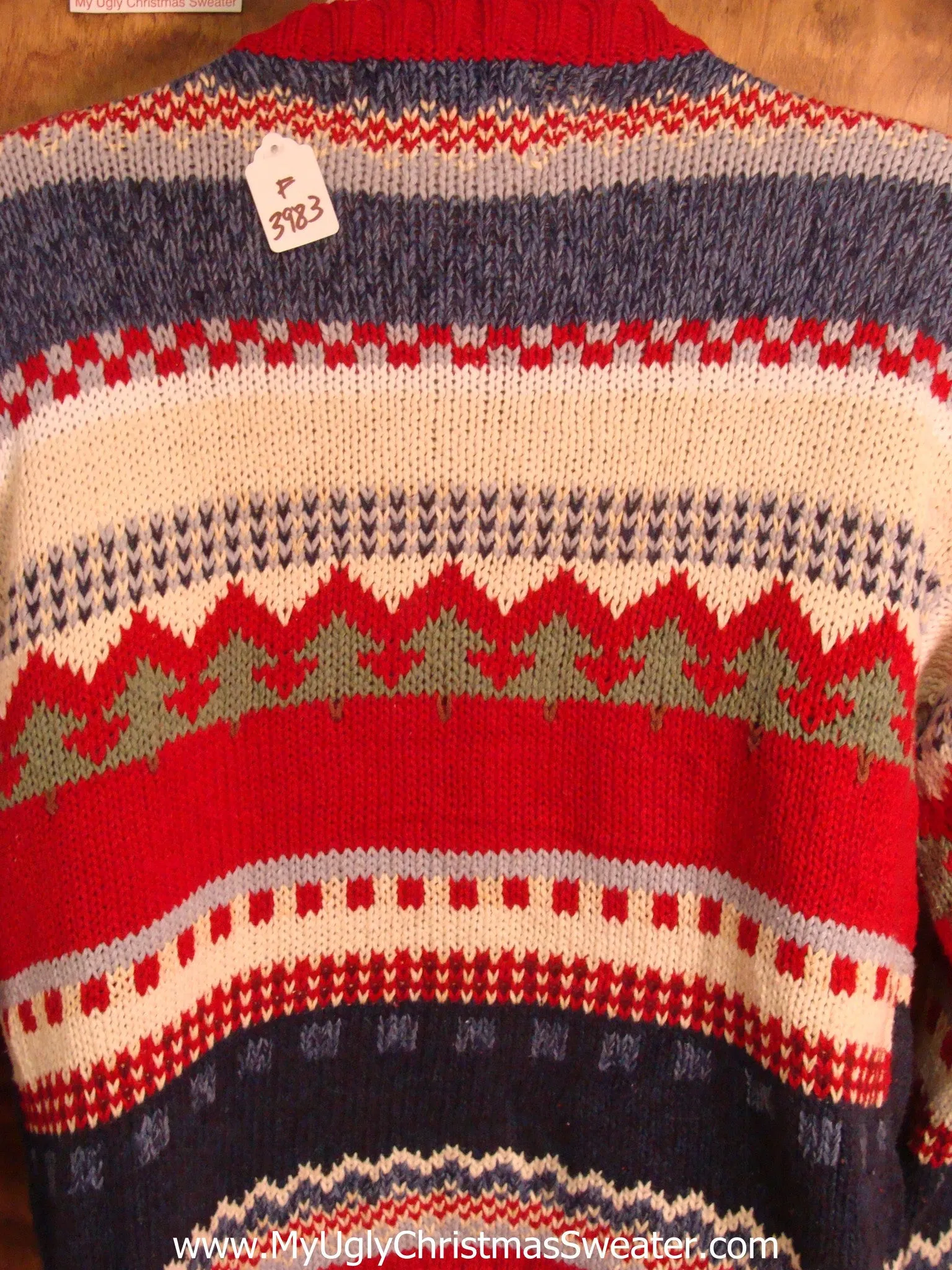 Two Sided 80s Colorful Holiday Sweater