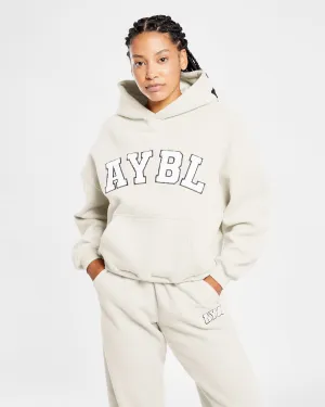 Varsity Oversized Hoodie - Sand