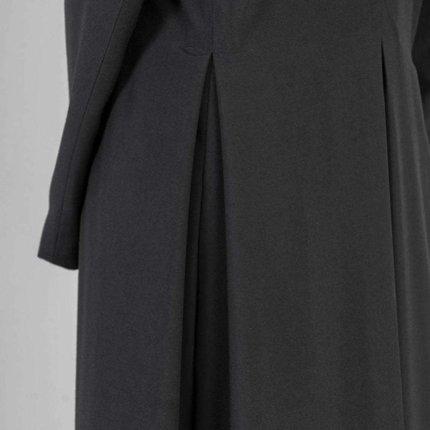 Women's Custom Single-Breasted Cassock in Lightweight Pure Wool