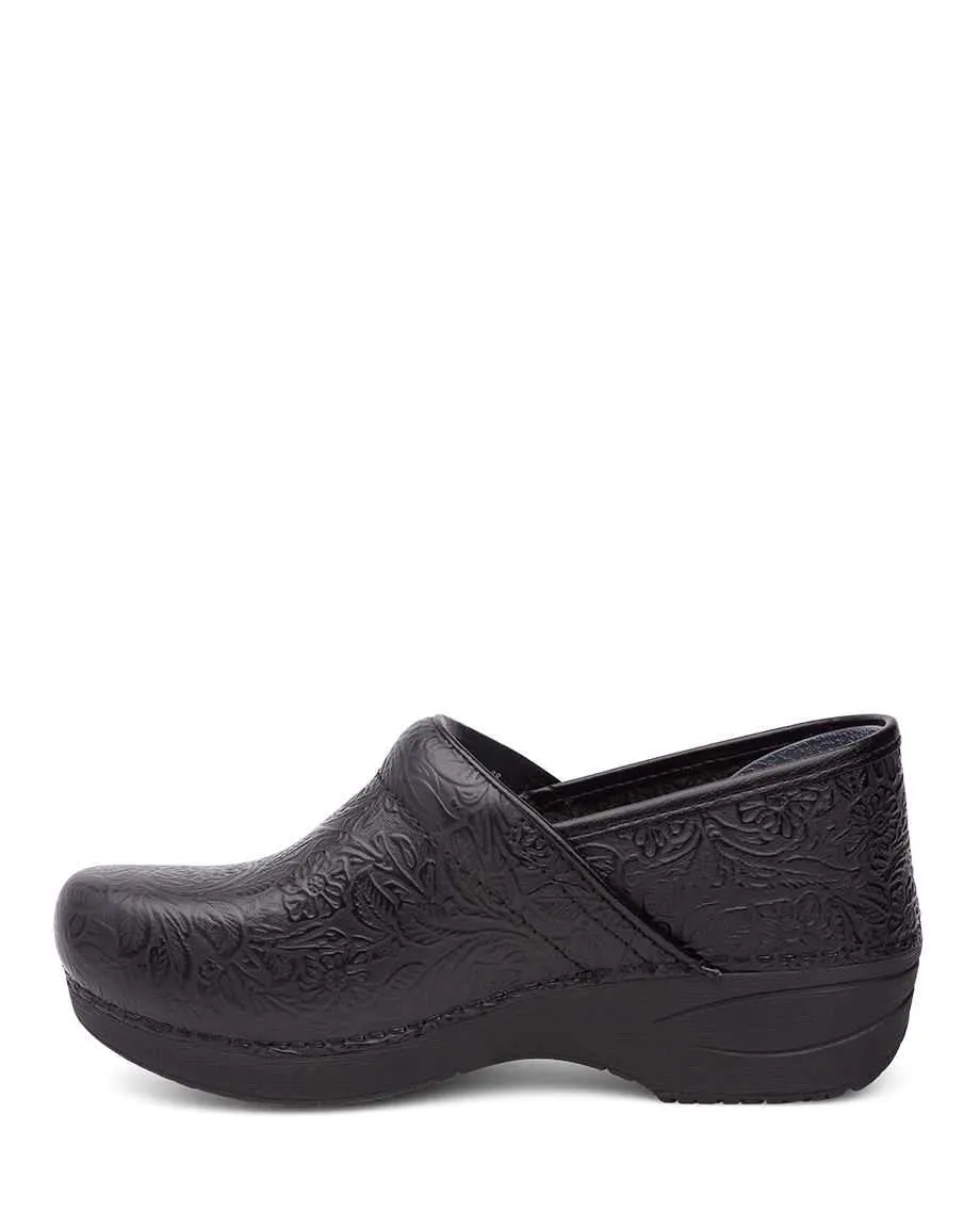 Women's Dansko XP 2.0 Color: Black Floral Tooled