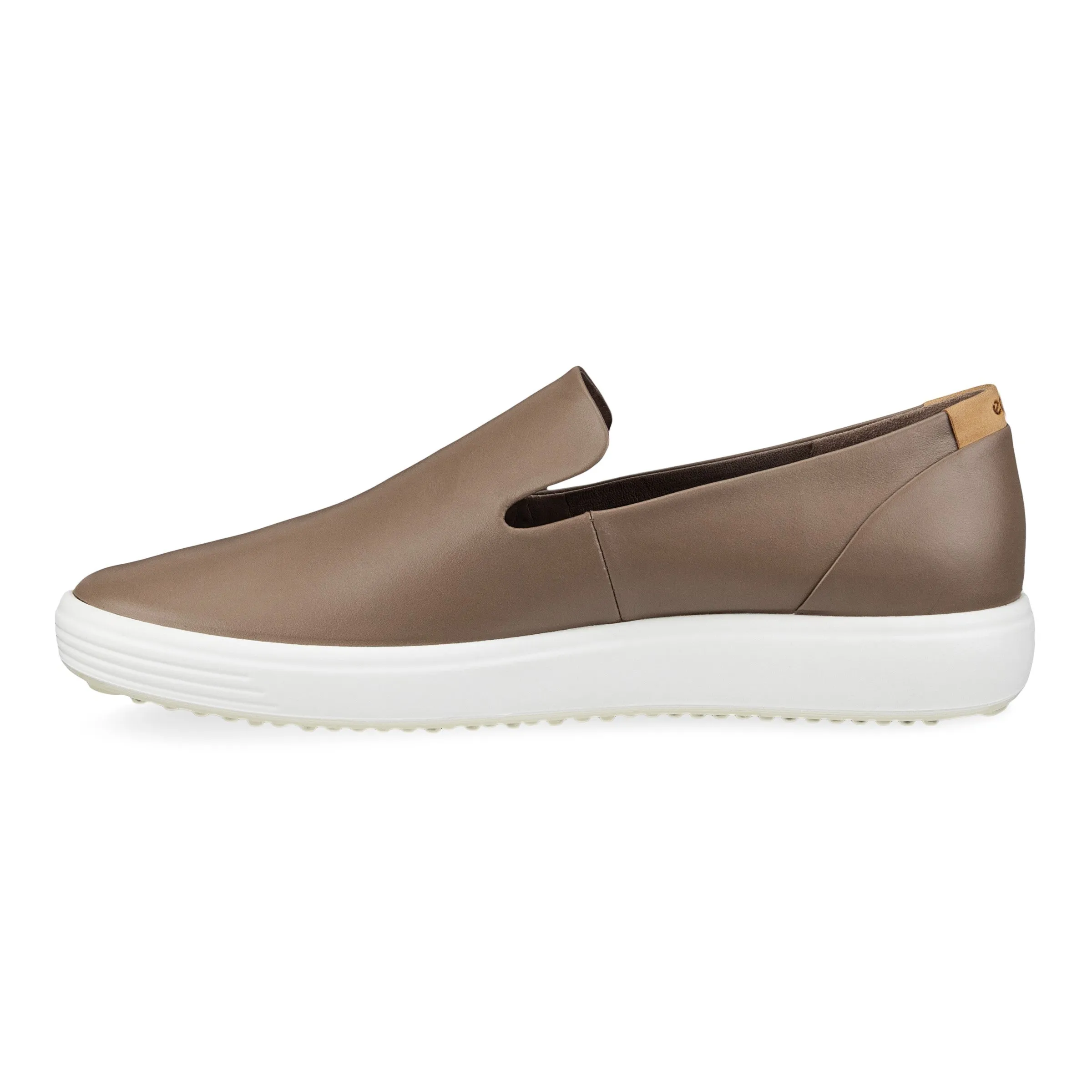 Women's Ecco Soft 7 Slip-On Color: Taupe/Powder