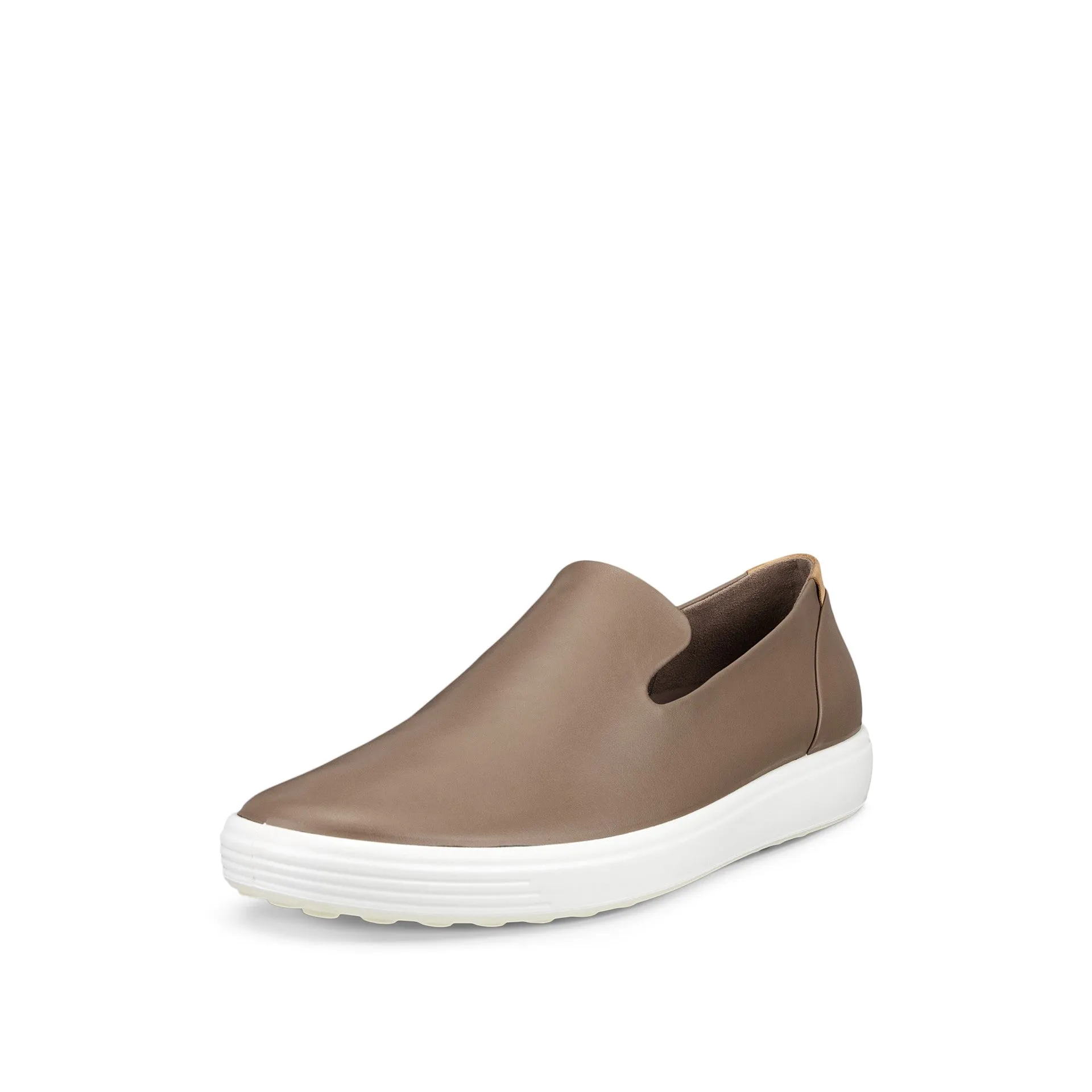 Women's Ecco Soft 7 Slip-On Color: Taupe/Powder