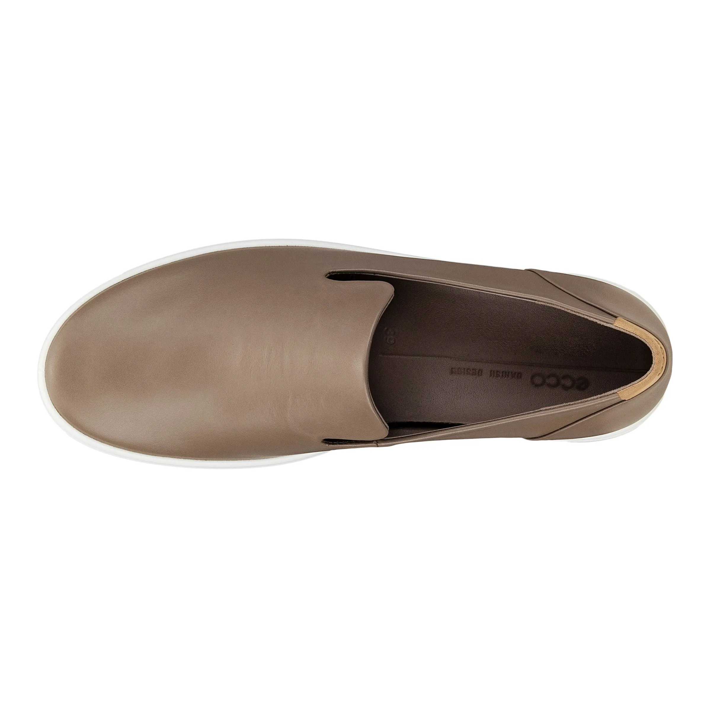 Women's Ecco Soft 7 Slip-On Color: Taupe/Powder